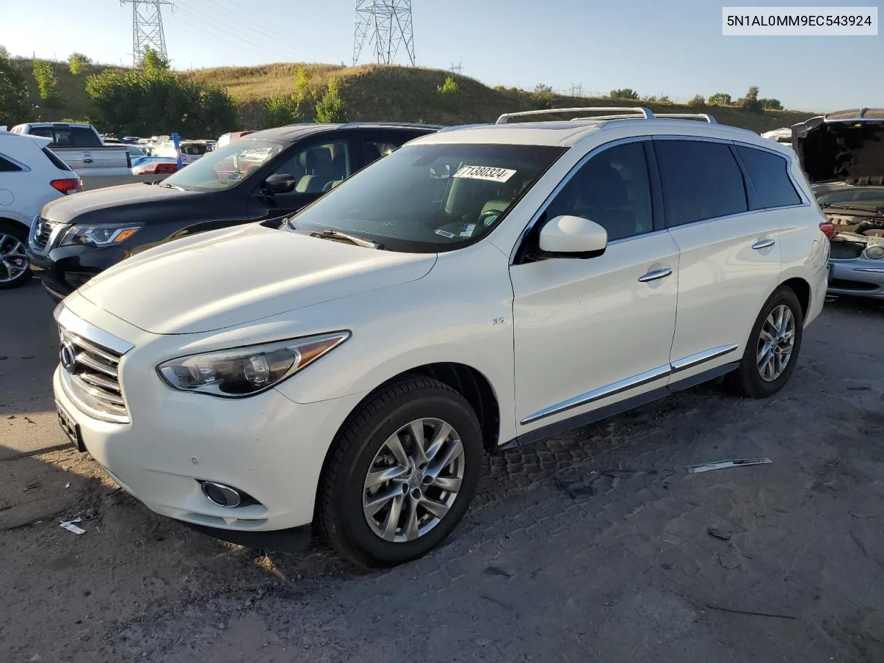 2014 Infiniti Qx60 VIN: 5N1AL0MM9EC543924 Lot: 71380324