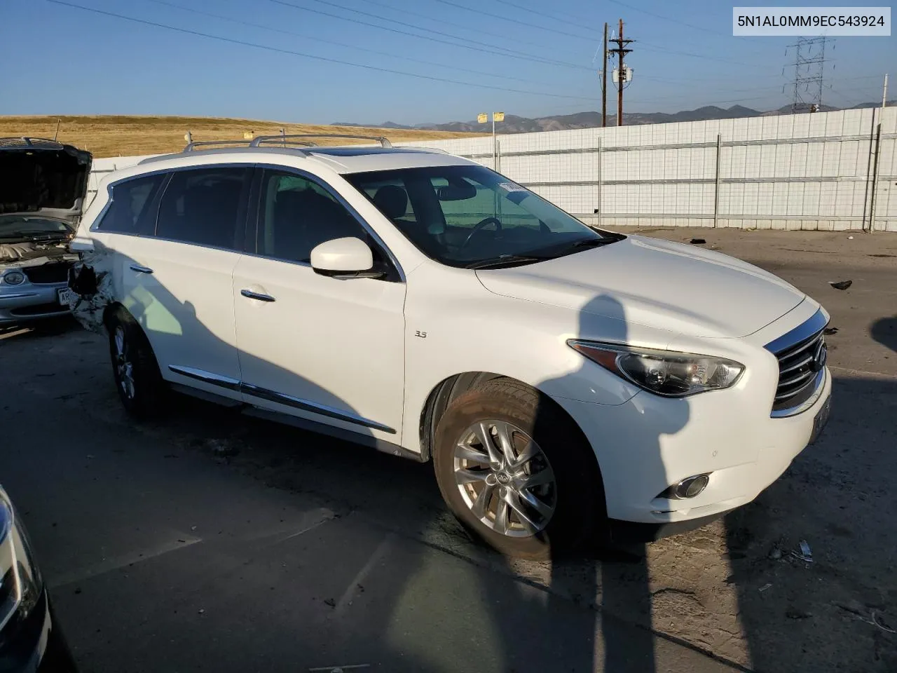 2014 Infiniti Qx60 VIN: 5N1AL0MM9EC543924 Lot: 71380324