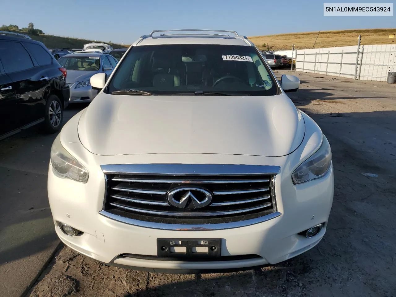 2014 Infiniti Qx60 VIN: 5N1AL0MM9EC543924 Lot: 71380324