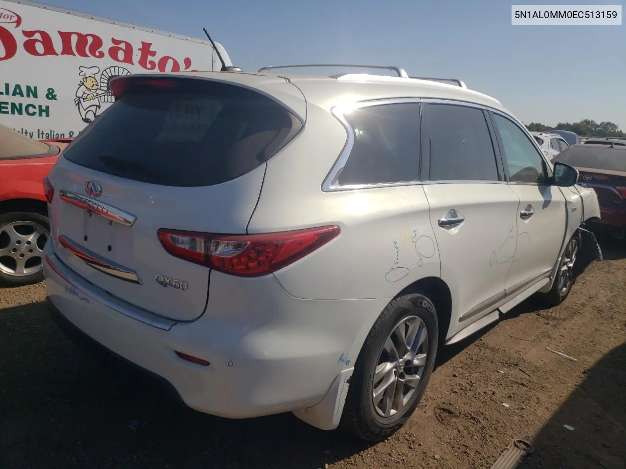 2014 Infiniti Qx60 VIN: 5N1AL0MM0EC513159 Lot: 71734064