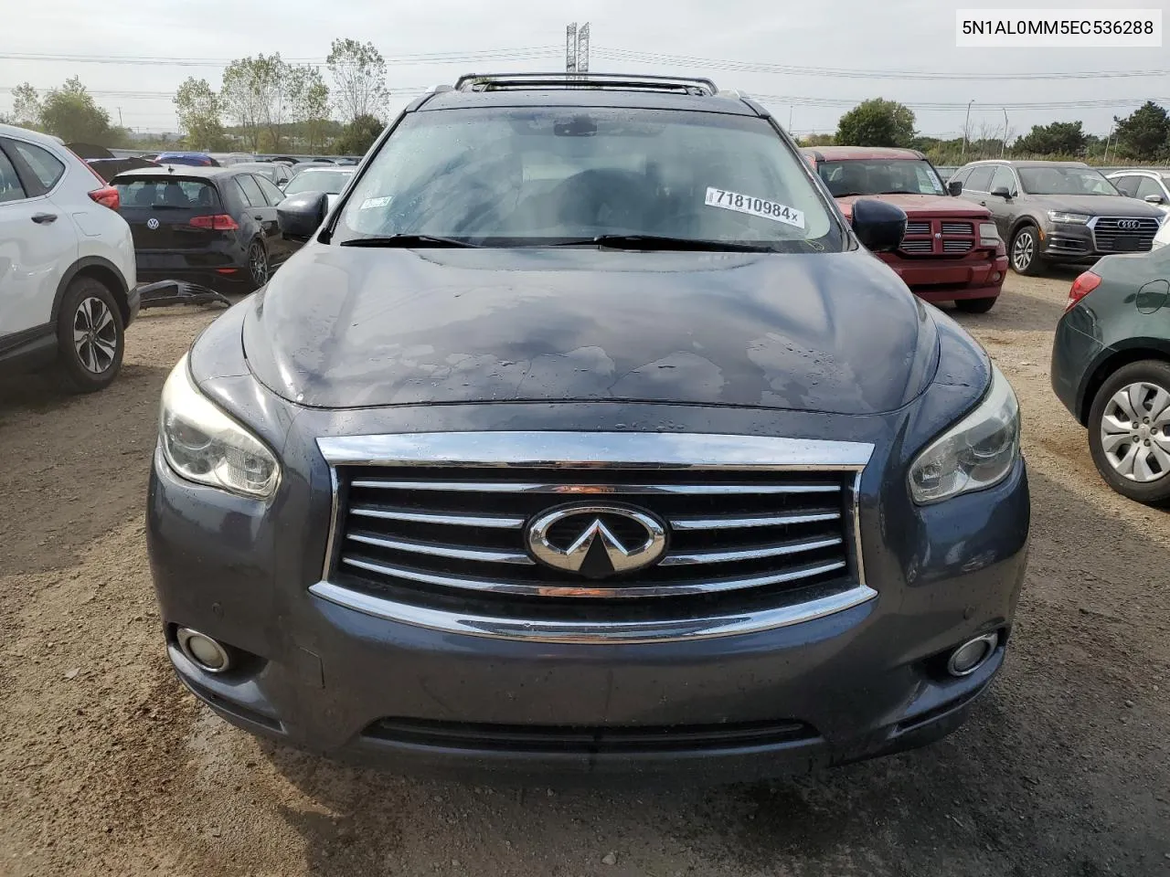 2014 Infiniti Qx60 VIN: 5N1AL0MM5EC536288 Lot: 71810984