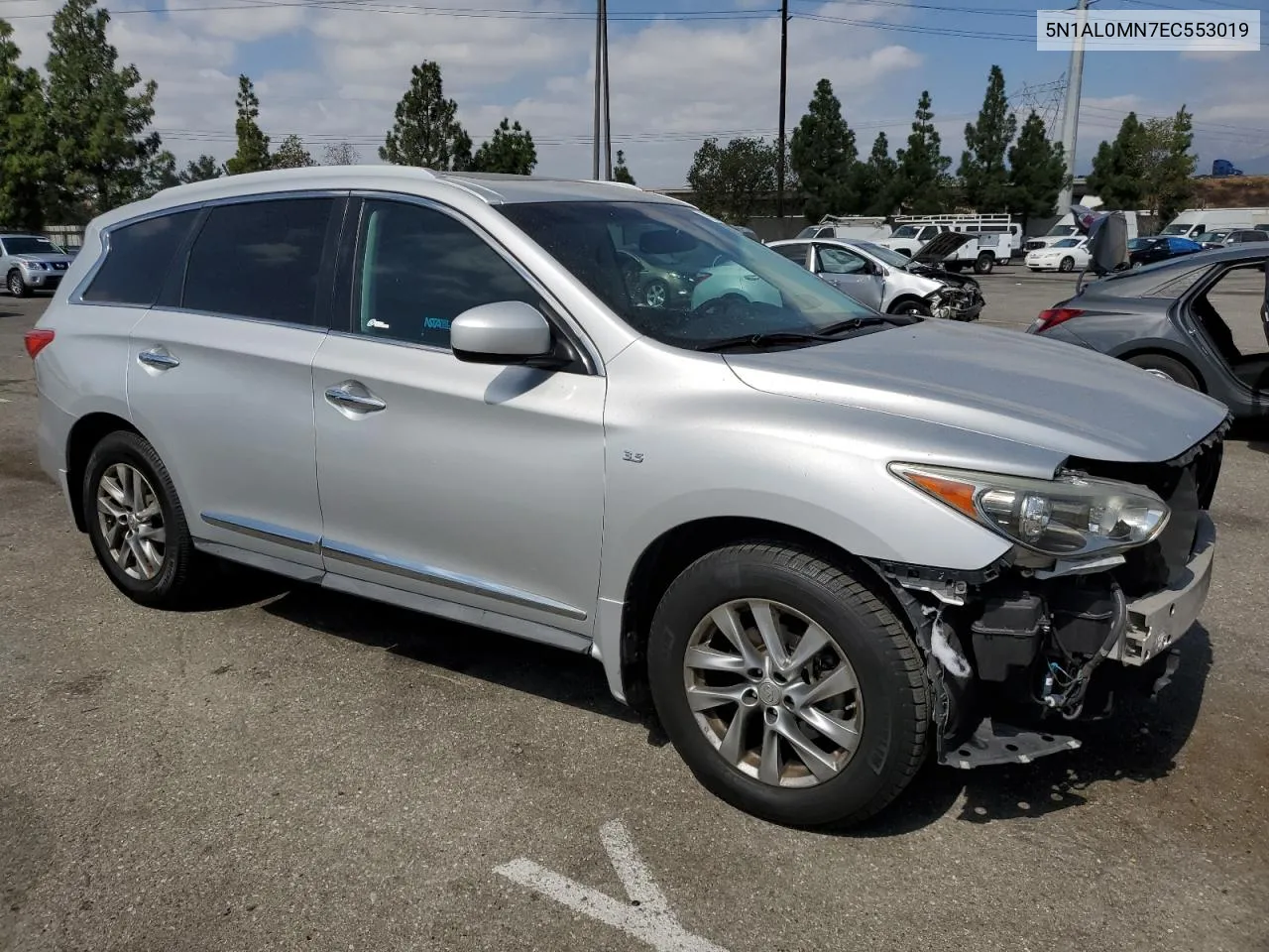 2014 Infiniti Qx60 VIN: 5N1AL0MN7EC553019 Lot: 71987464