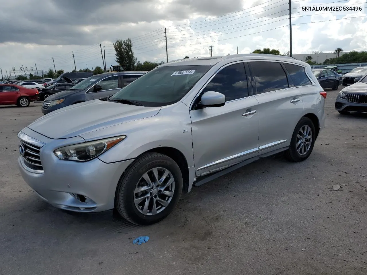 2014 Infiniti Qx60 VIN: 5N1AL0MM2EC534496 Lot: 72000534