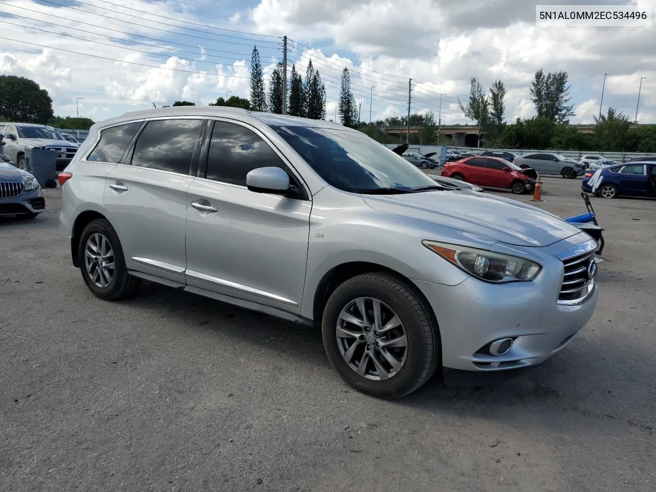 2014 Infiniti Qx60 VIN: 5N1AL0MM2EC534496 Lot: 72000534