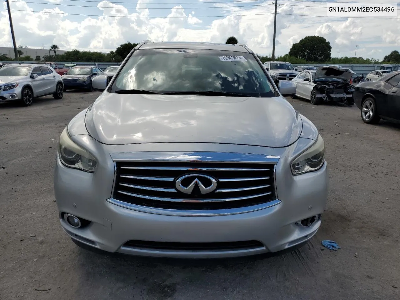 2014 Infiniti Qx60 VIN: 5N1AL0MM2EC534496 Lot: 72000534