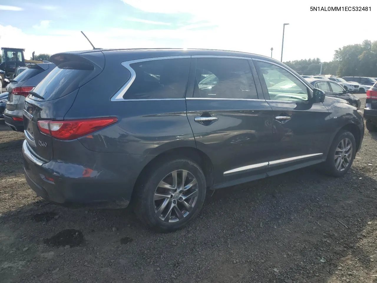 2014 Infiniti Qx60 VIN: 5N1AL0MM1EC532481 Lot: 72042044