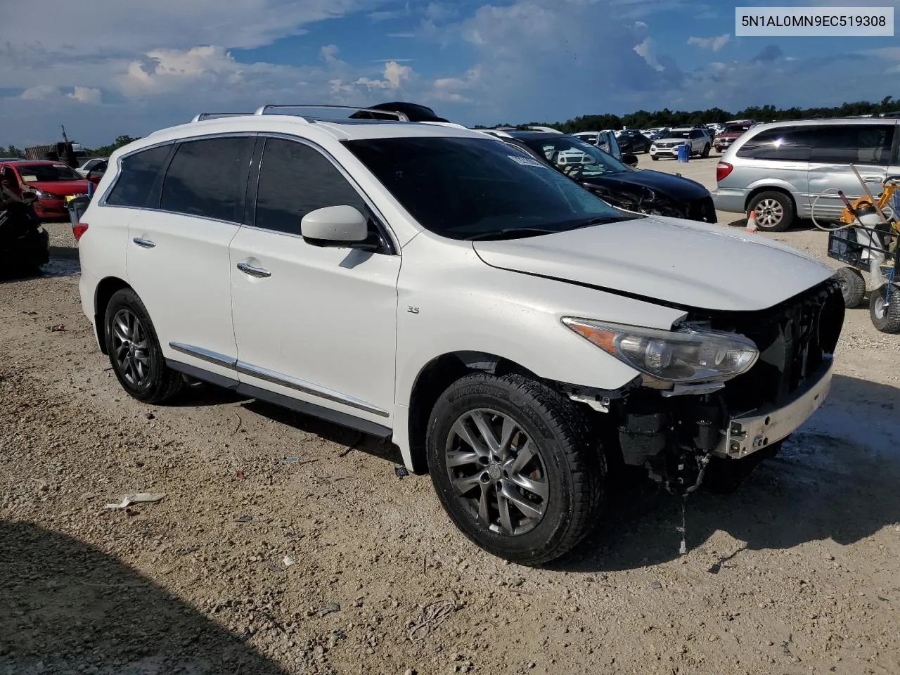 2014 Infiniti Qx60 VIN: 5N1AL0MN9EC519308 Lot: 72213004