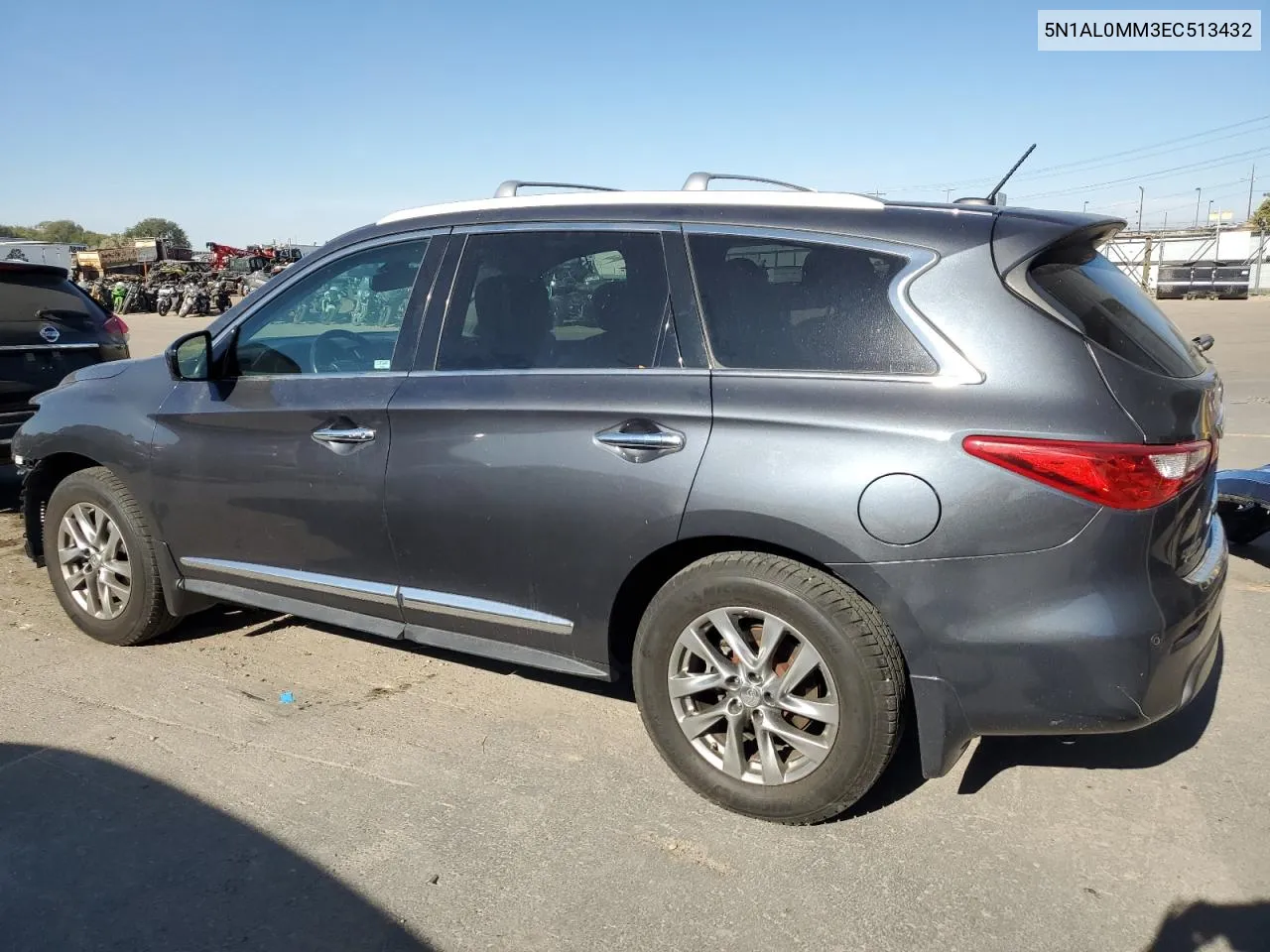 2014 Infiniti Qx60 VIN: 5N1AL0MM3EC513432 Lot: 72269254