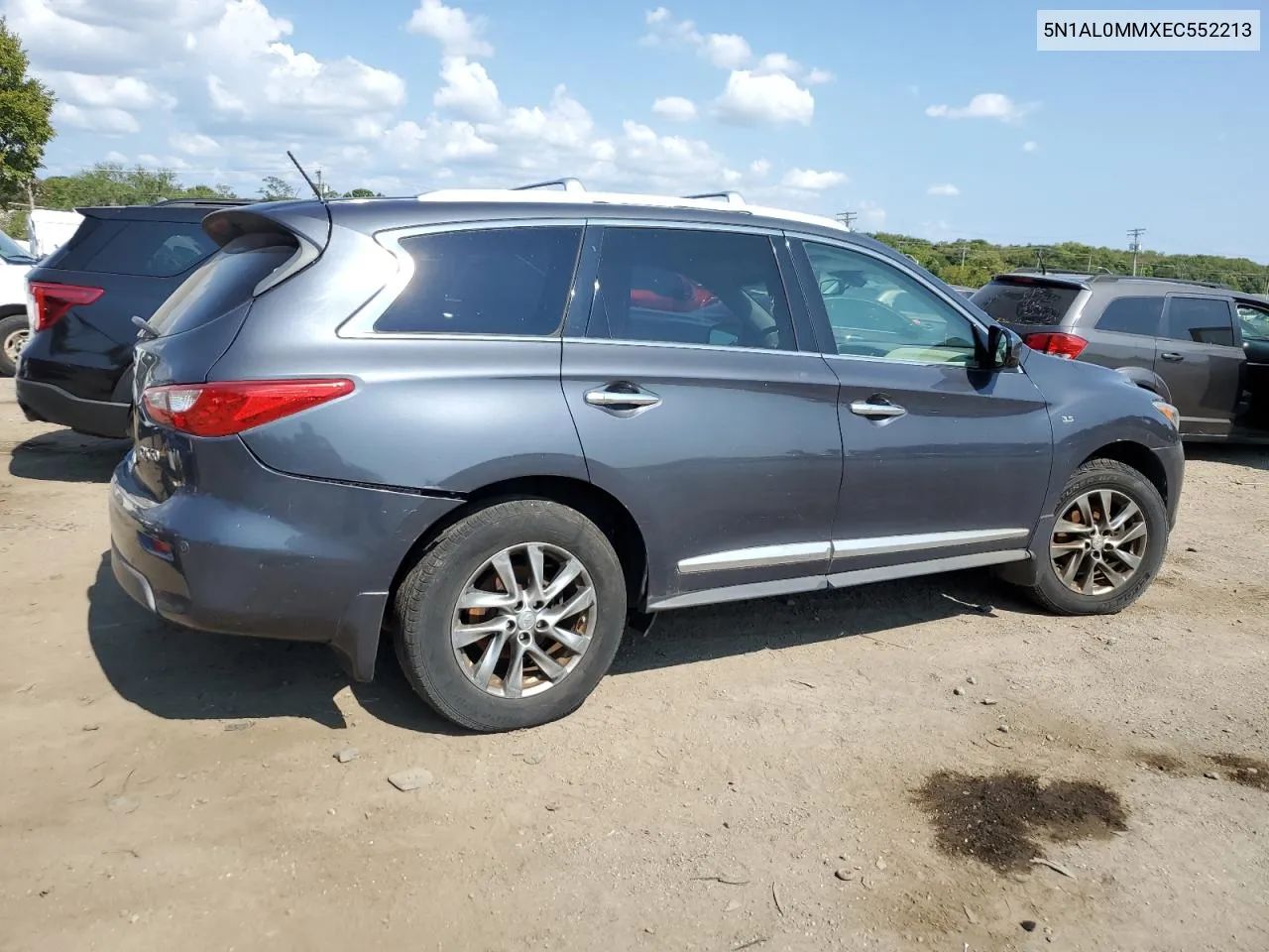 2014 Infiniti Qx60 VIN: 5N1AL0MMXEC552213 Lot: 72441154