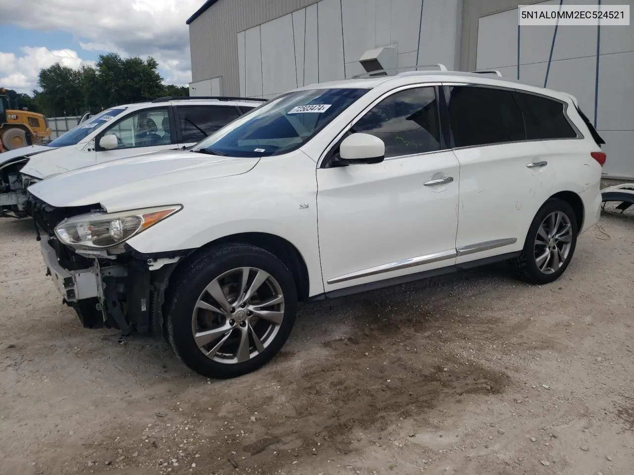 2014 Infiniti Qx60 VIN: 5N1AL0MM2EC524521 Lot: 72503474