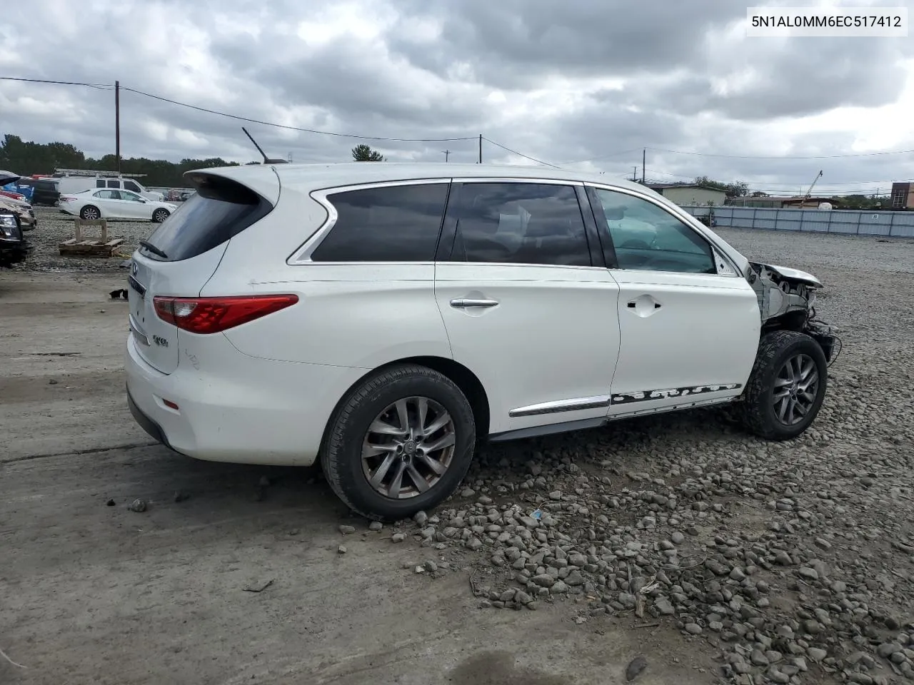 2014 Infiniti Qx60 VIN: 5N1AL0MM6EC517412 Lot: 72570114