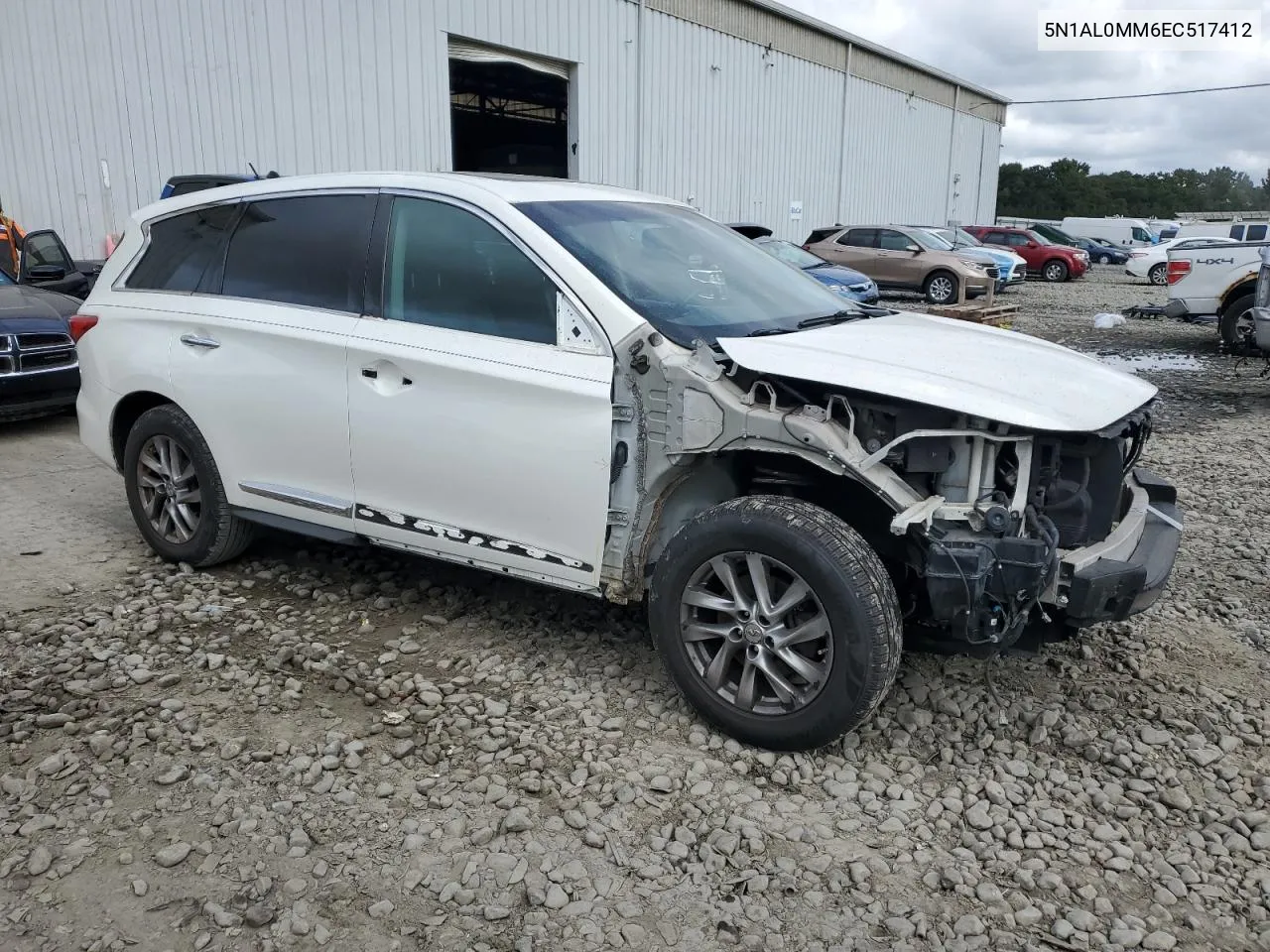 2014 Infiniti Qx60 VIN: 5N1AL0MM6EC517412 Lot: 72570114