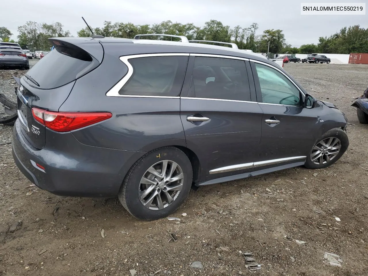 2014 Infiniti Qx60 VIN: 5N1AL0MM1EC550219 Lot: 72601234