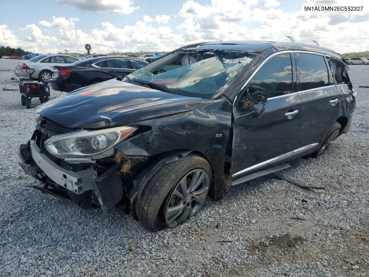 2014 Infiniti Qx60 VIN: 5N1AL0MN2EC552327 Lot: 72613064