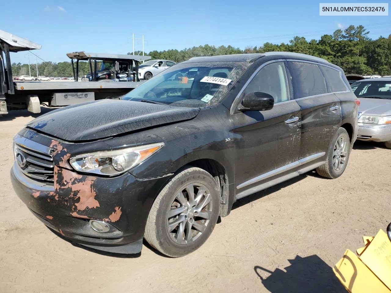 2014 Infiniti Qx60 VIN: 5N1AL0MN7EC532476 Lot: 72744144