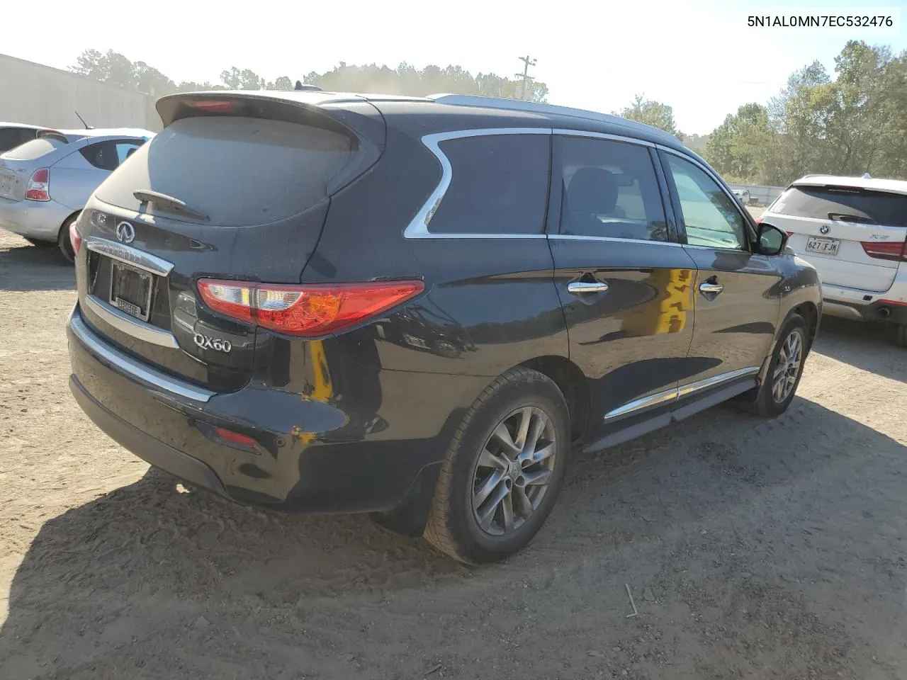 2014 Infiniti Qx60 VIN: 5N1AL0MN7EC532476 Lot: 72744144