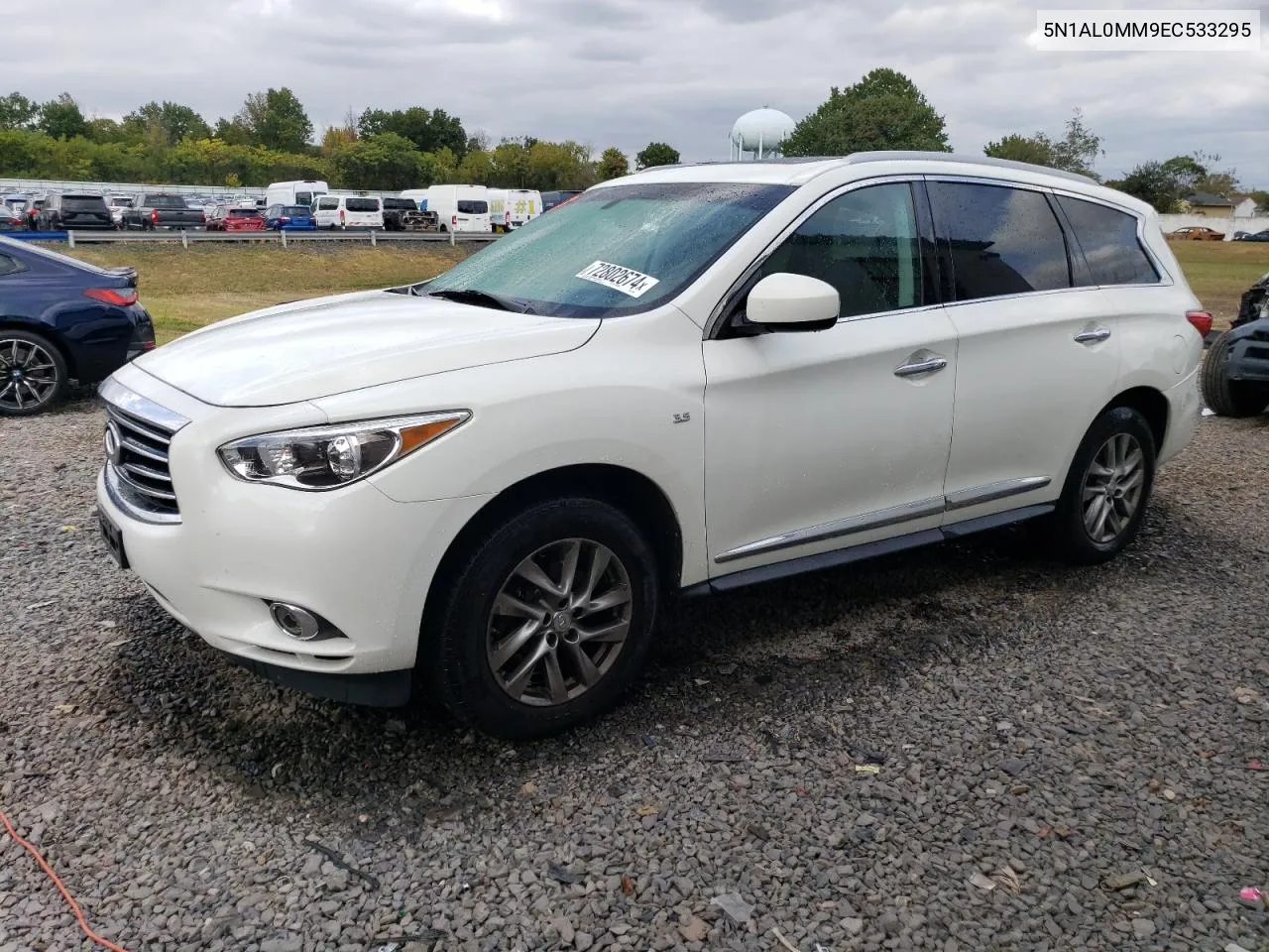 2014 Infiniti Qx60 VIN: 5N1AL0MM9EC533295 Lot: 72802674