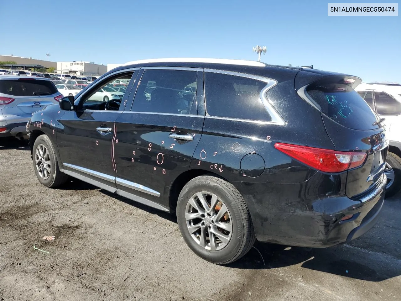 2014 Infiniti Qx60 VIN: 5N1AL0MN5EC550474 Lot: 73089564