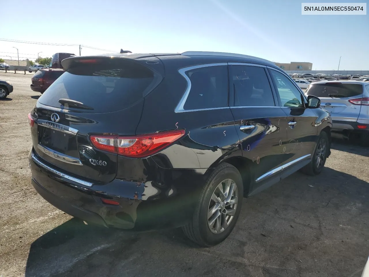 2014 Infiniti Qx60 VIN: 5N1AL0MN5EC550474 Lot: 73089564