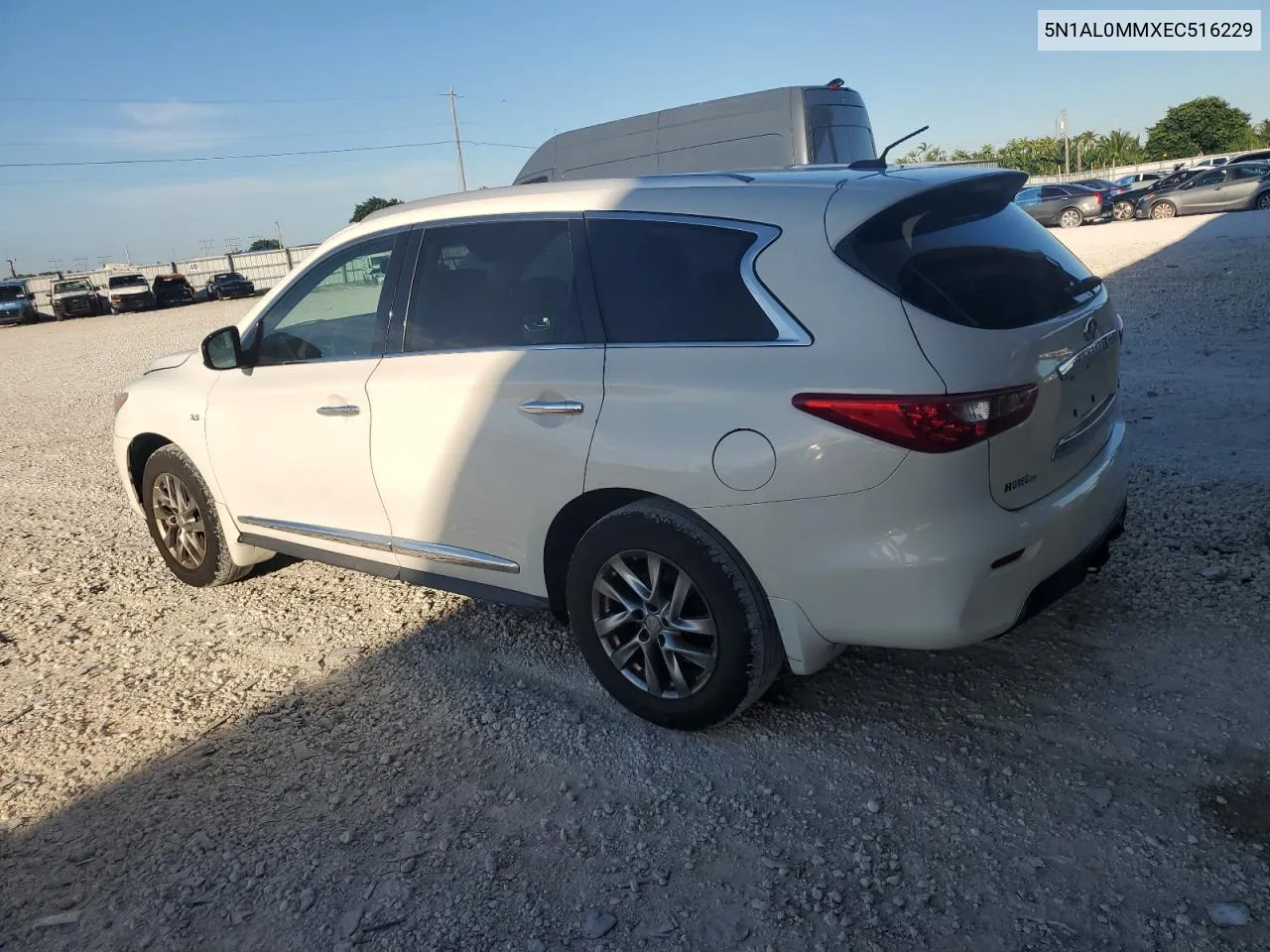 2014 Infiniti Qx60 VIN: 5N1AL0MMXEC516229 Lot: 73206414