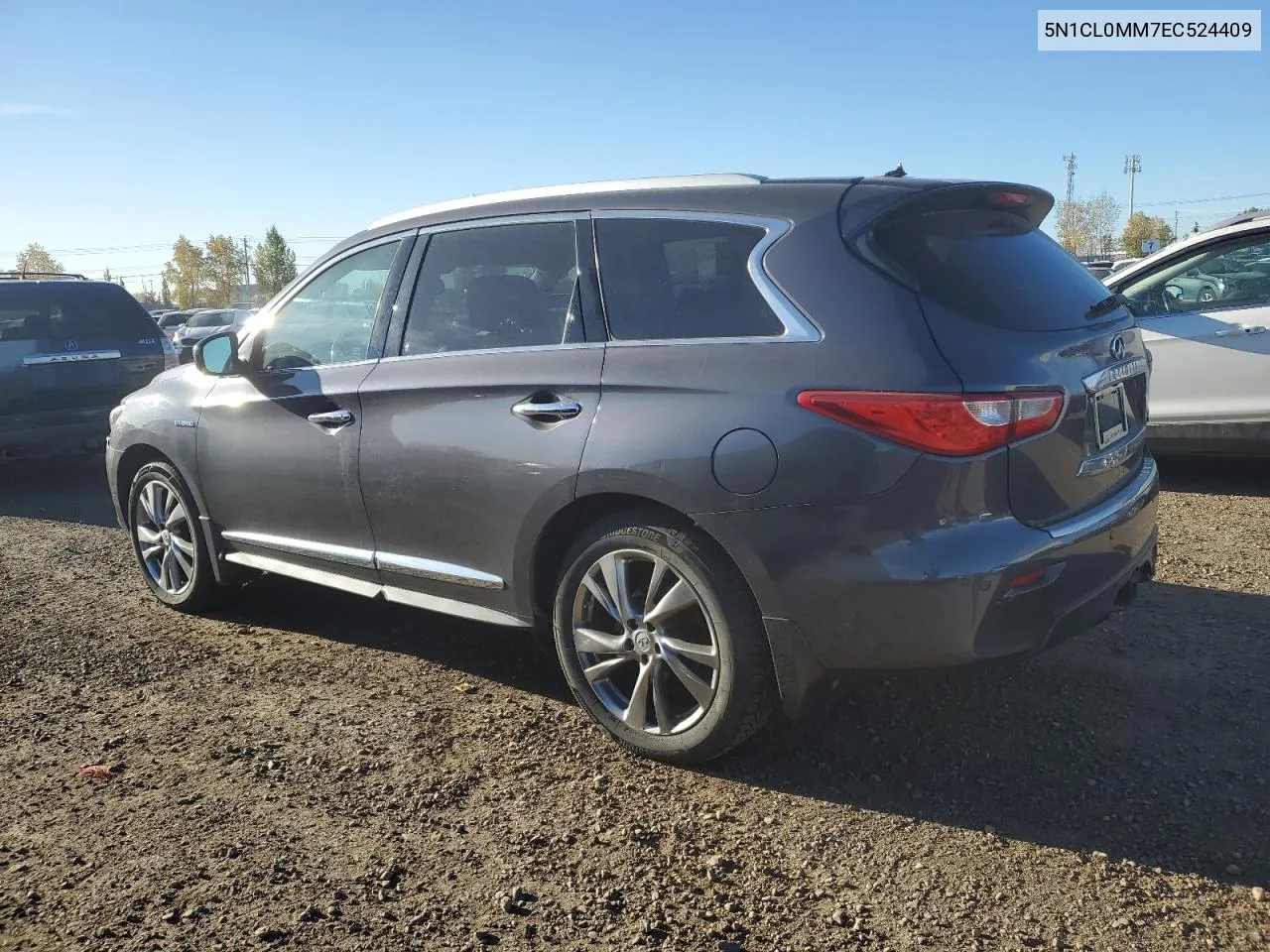 2014 Infiniti Qx60 Hybrid VIN: 5N1CL0MM7EC524409 Lot: 73503134