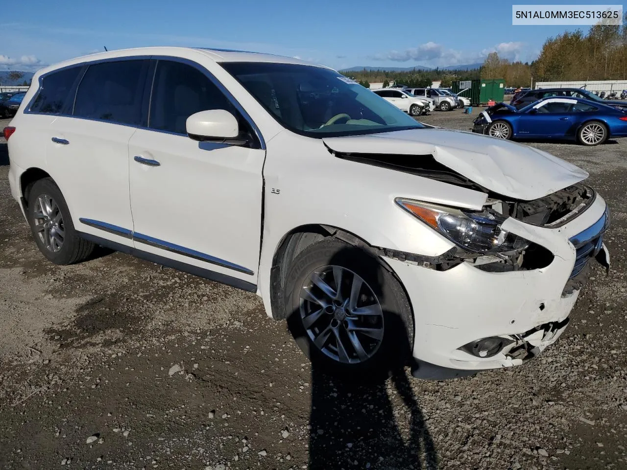 2014 Infiniti Qx60 VIN: 5N1AL0MM3EC513625 Lot: 73582514