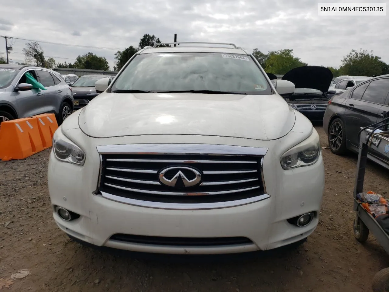 2014 Infiniti Qx60 VIN: 5N1AL0MN4EC530135 Lot: 73687604