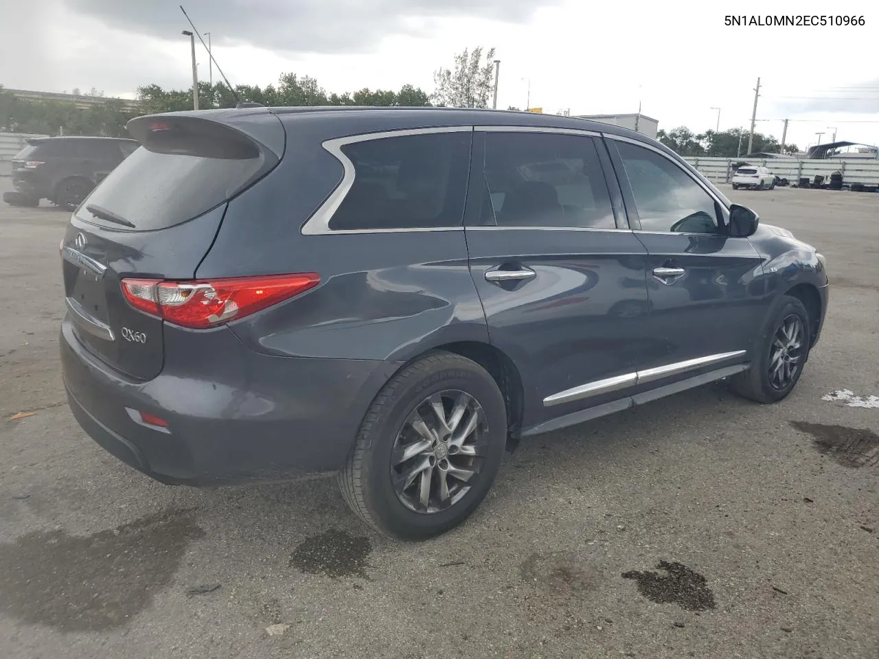 2014 Infiniti Qx60 VIN: 5N1AL0MN2EC510966 Lot: 73738474