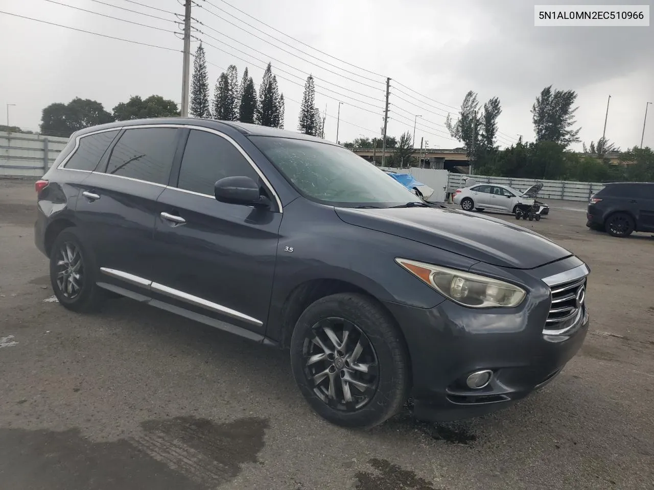 2014 Infiniti Qx60 VIN: 5N1AL0MN2EC510966 Lot: 73738474