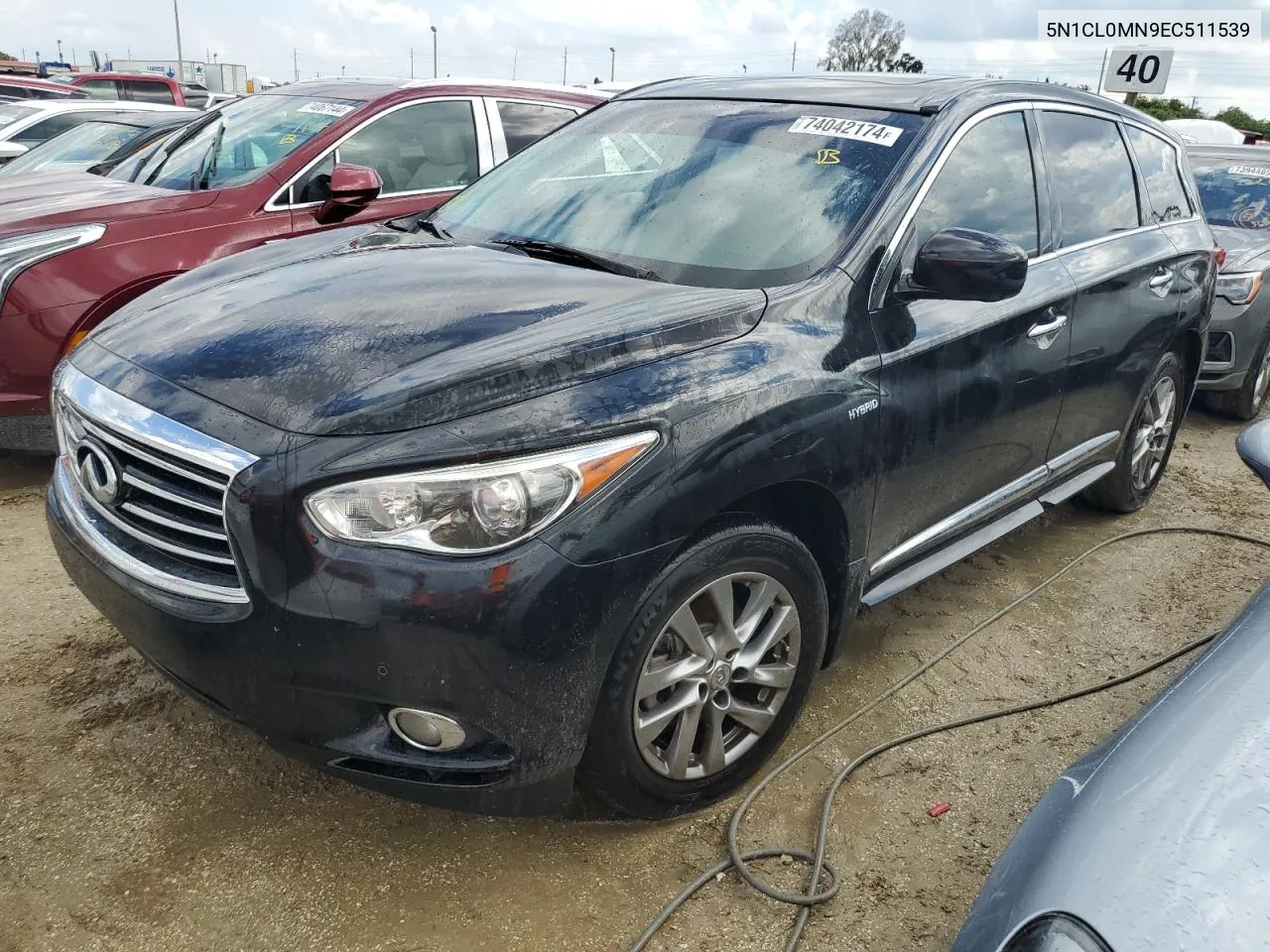 5N1CL0MN9EC511539 2014 Infiniti Qx60 Hybrid