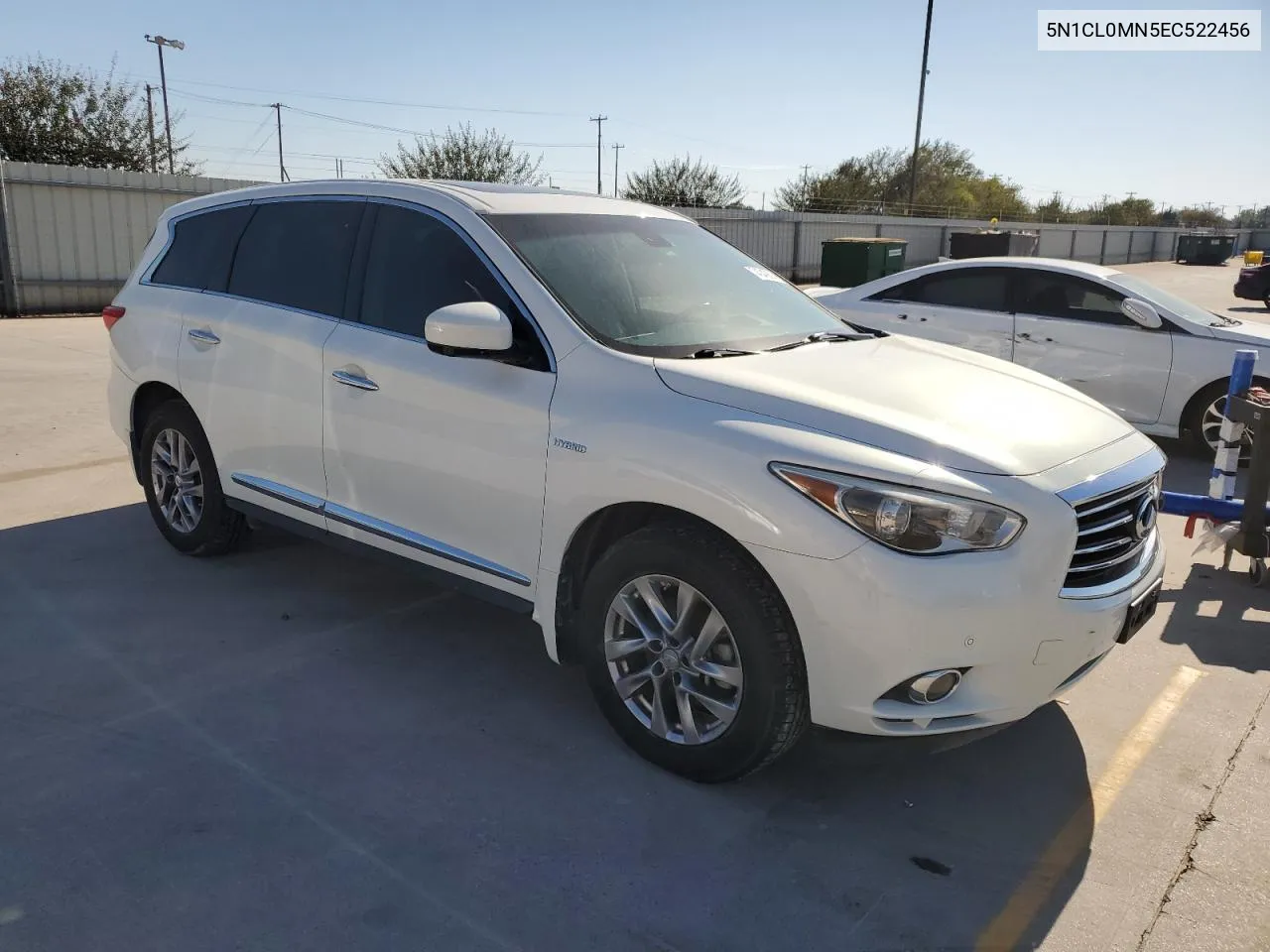 2014 Infiniti Qx60 Hybrid VIN: 5N1CL0MN5EC522456 Lot: 74043694