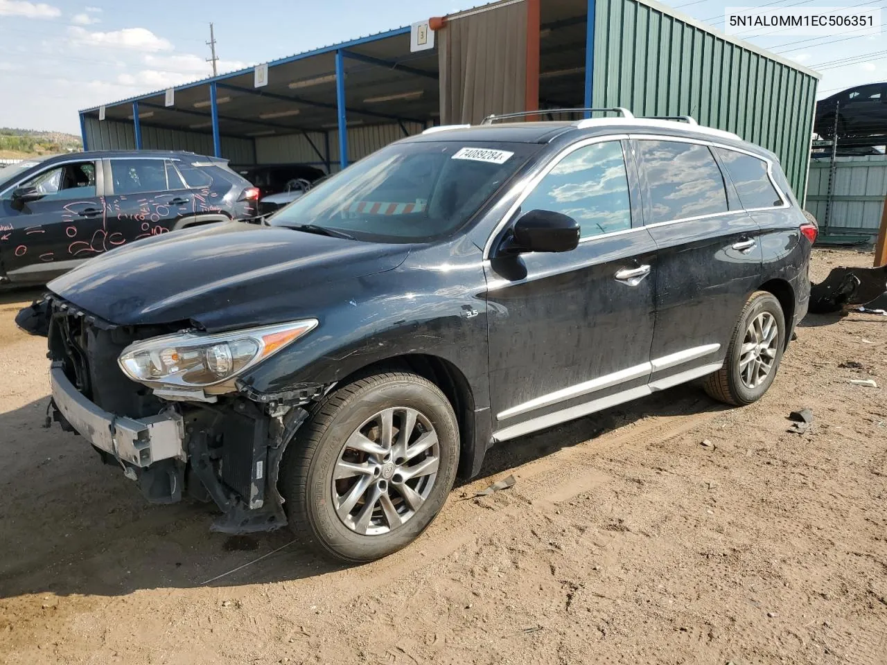 2014 Infiniti Qx60 VIN: 5N1AL0MM1EC506351 Lot: 74089284