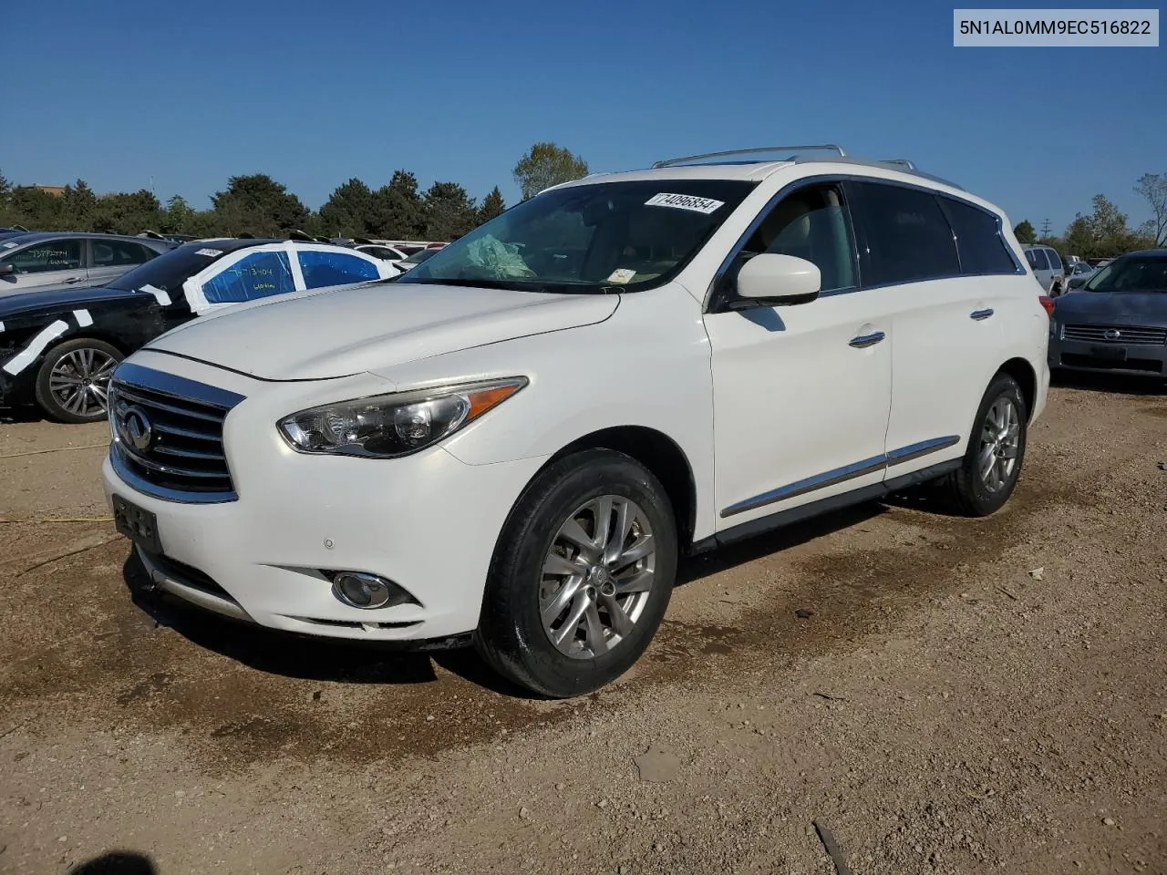 2014 Infiniti Qx60 VIN: 5N1AL0MM9EC516822 Lot: 74096854