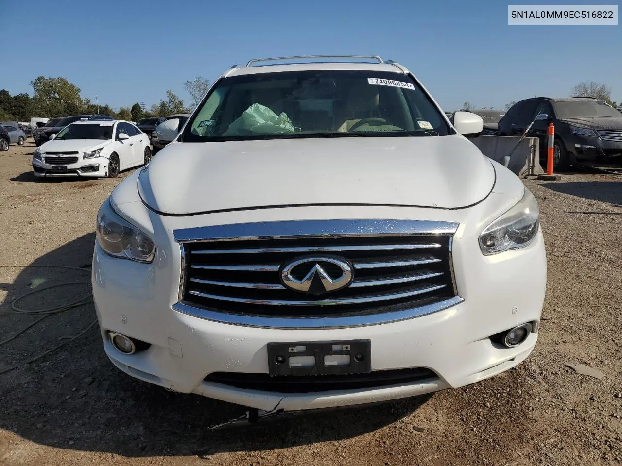 2014 Infiniti Qx60 VIN: 5N1AL0MM9EC516822 Lot: 74096854