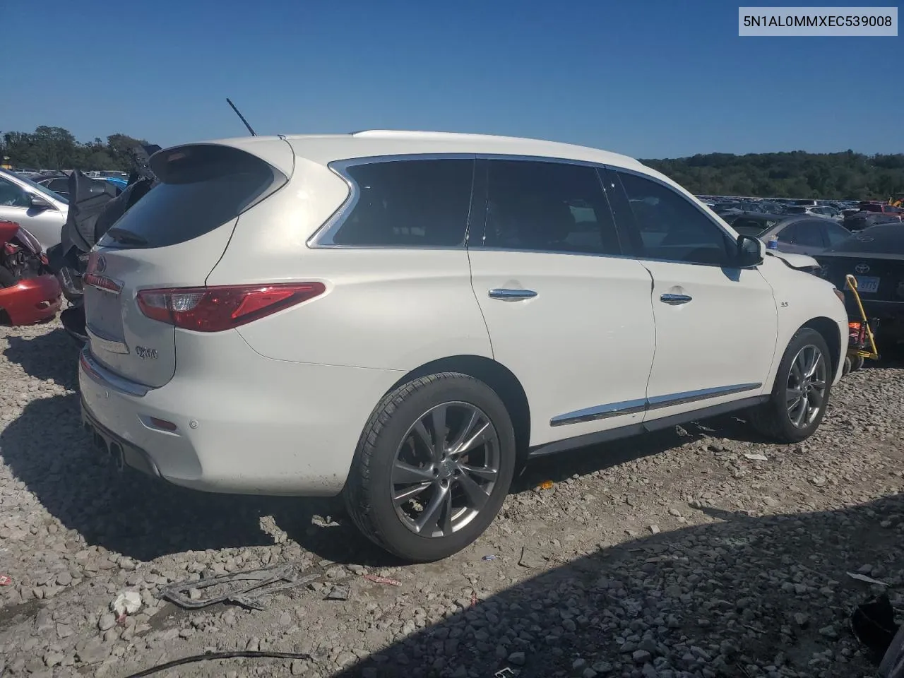 2014 Infiniti Qx60 VIN: 5N1AL0MMXEC539008 Lot: 74213934