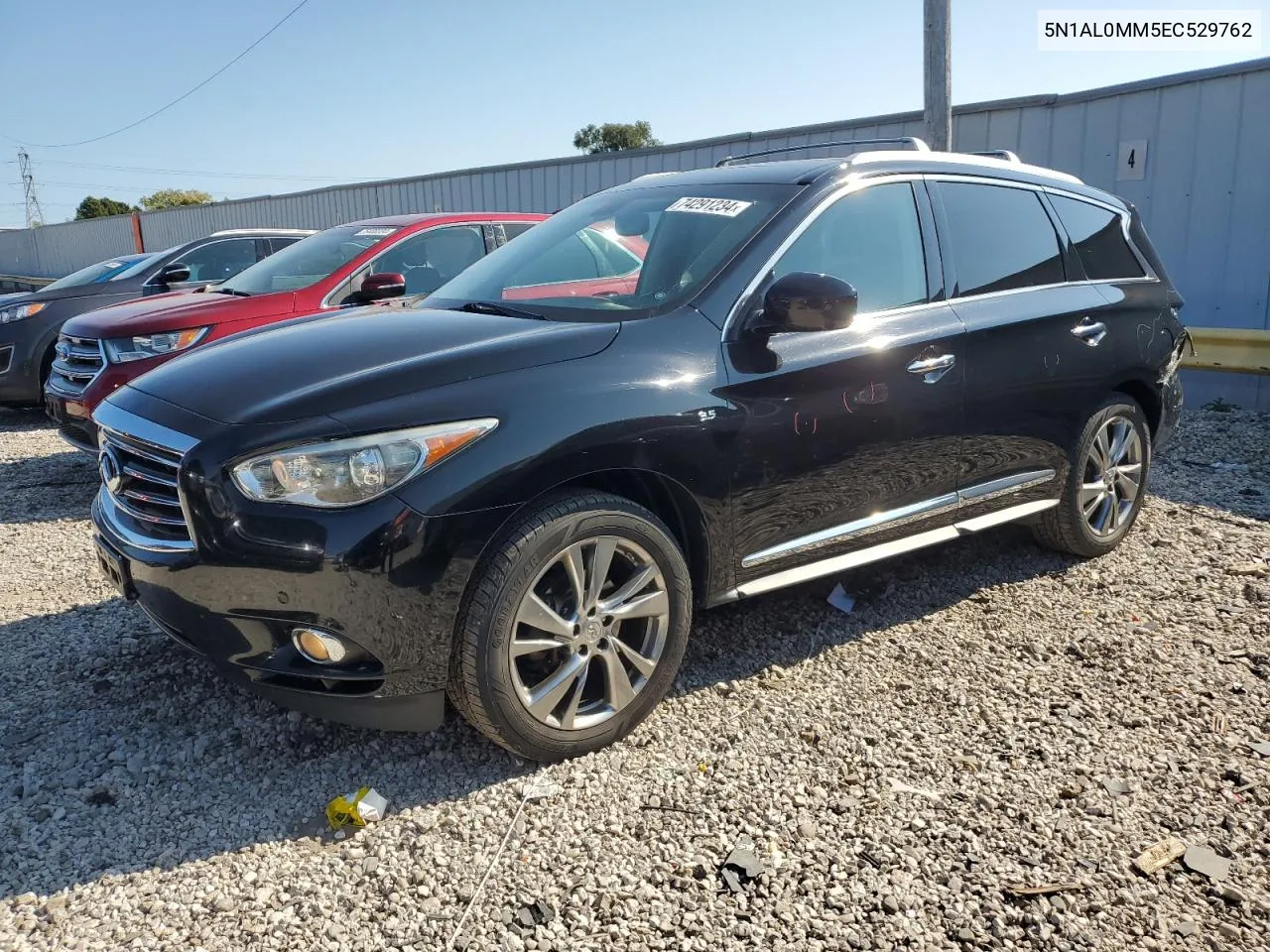 2014 Infiniti Qx60 VIN: 5N1AL0MM5EC529762 Lot: 74291234