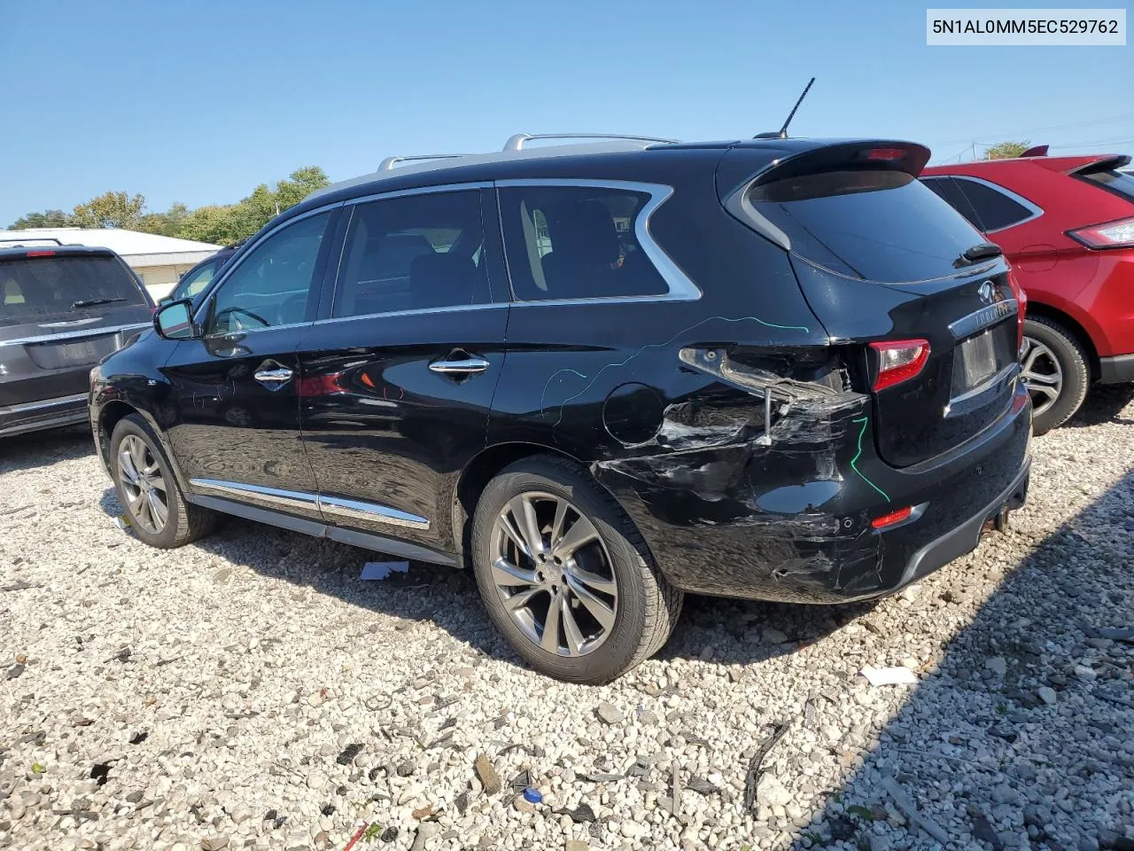 2014 Infiniti Qx60 VIN: 5N1AL0MM5EC529762 Lot: 74291234