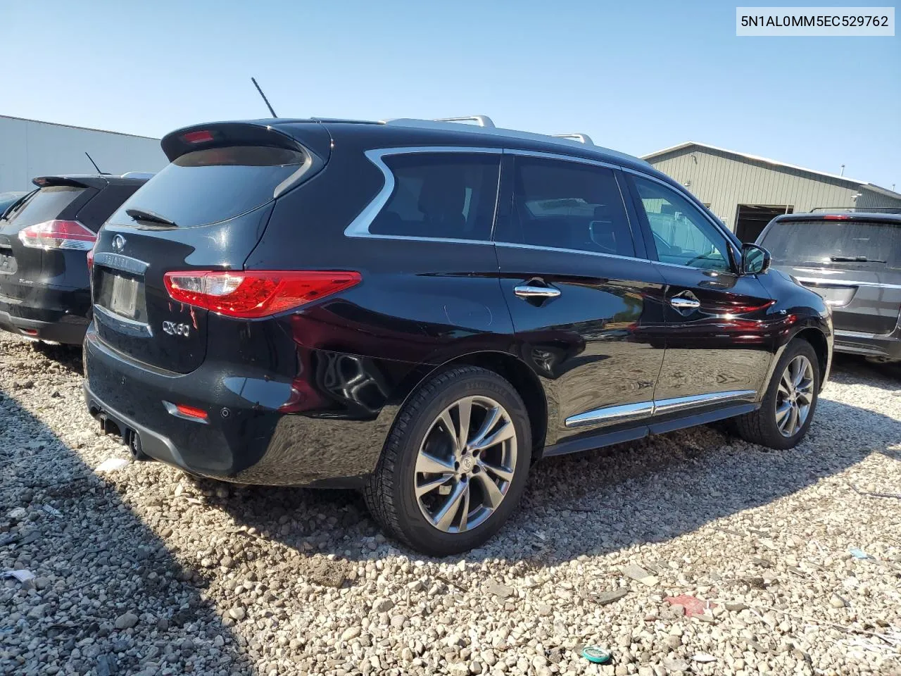 2014 Infiniti Qx60 VIN: 5N1AL0MM5EC529762 Lot: 74291234