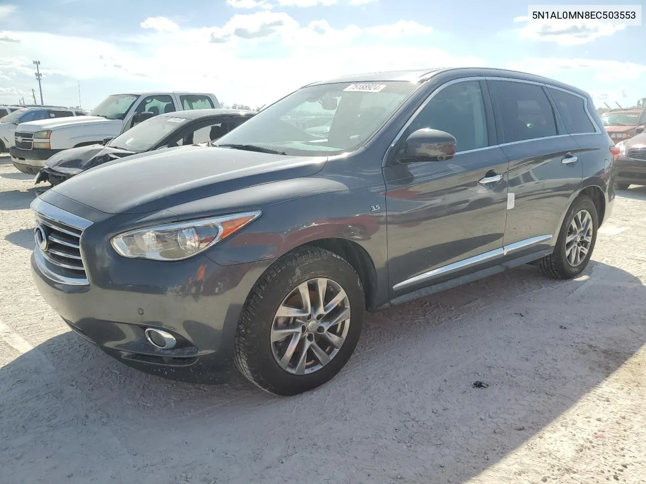 2014 Infiniti Qx60 VIN: 5N1AL0MN8EC503553 Lot: 75188924