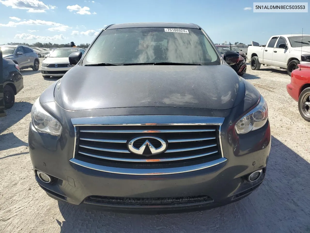 2014 Infiniti Qx60 VIN: 5N1AL0MN8EC503553 Lot: 75188924