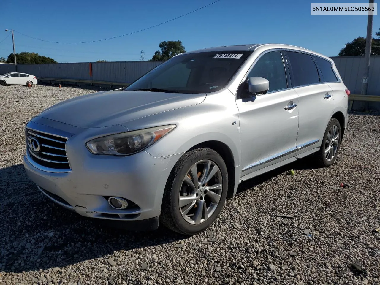 2014 Infiniti Qx60 VIN: 5N1AL0MM5EC506563 Lot: 75458914