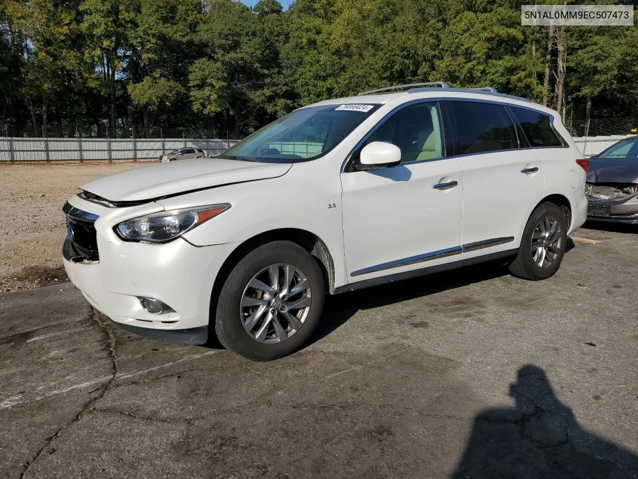 2014 Infiniti Qx60 VIN: 5N1AL0MM9EC507473 Lot: 76066424