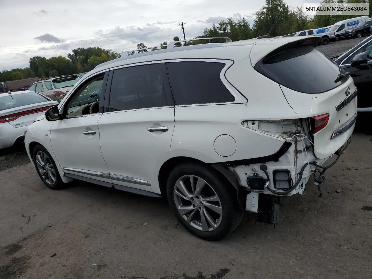 2014 Infiniti Qx60 VIN: 5N1AL0MM2EC543084 Lot: 76093004