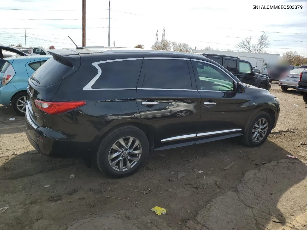 2014 Infiniti Qx60 VIN: 5N1AL0MM8EC503379 Lot: 76603514