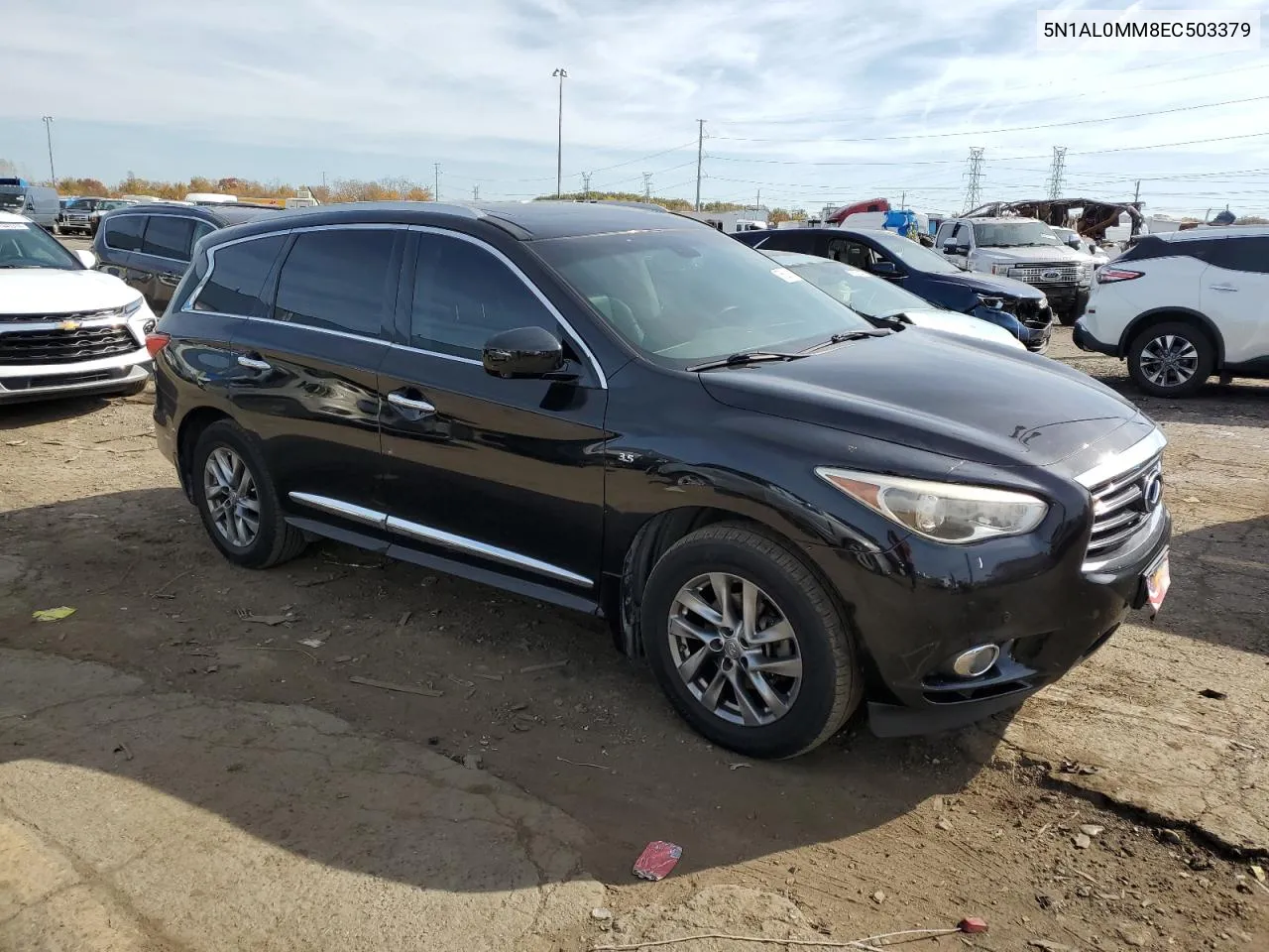 2014 Infiniti Qx60 VIN: 5N1AL0MM8EC503379 Lot: 76603514