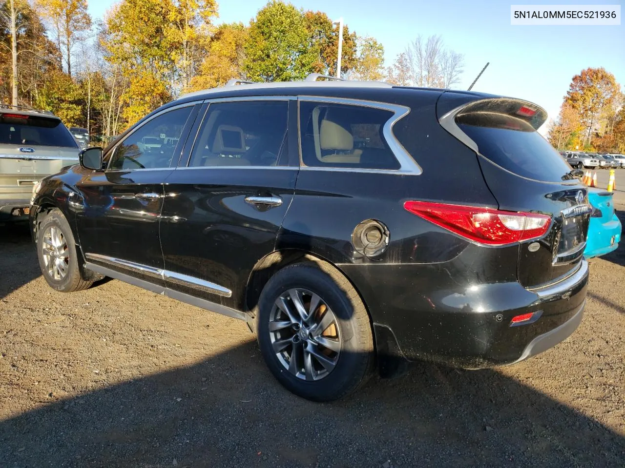 2014 Infiniti Qx60 VIN: 5N1AL0MM5EC521936 Lot: 76804124