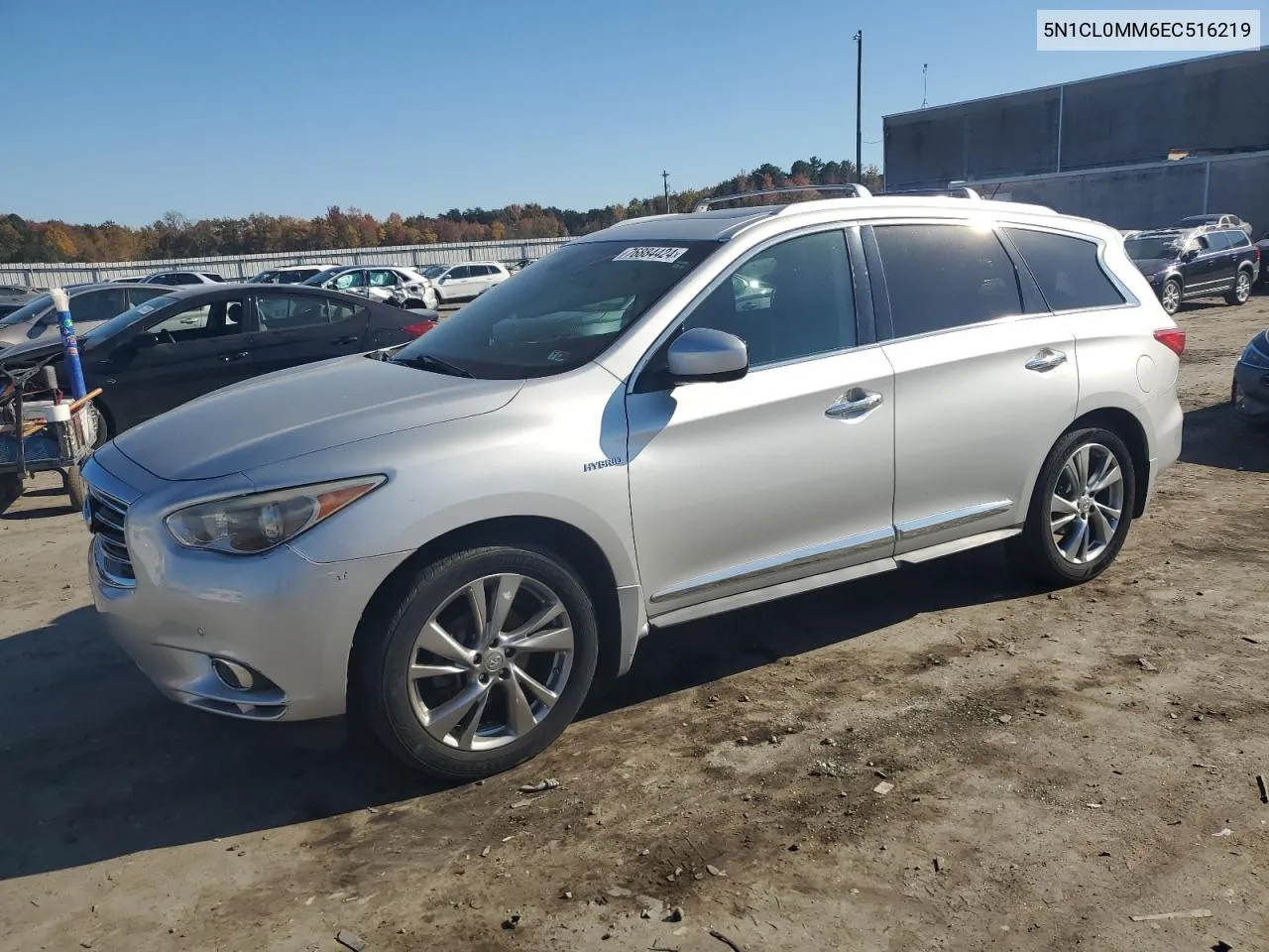 2014 Infiniti Qx60 Hybrid VIN: 5N1CL0MM6EC516219 Lot: 76884424