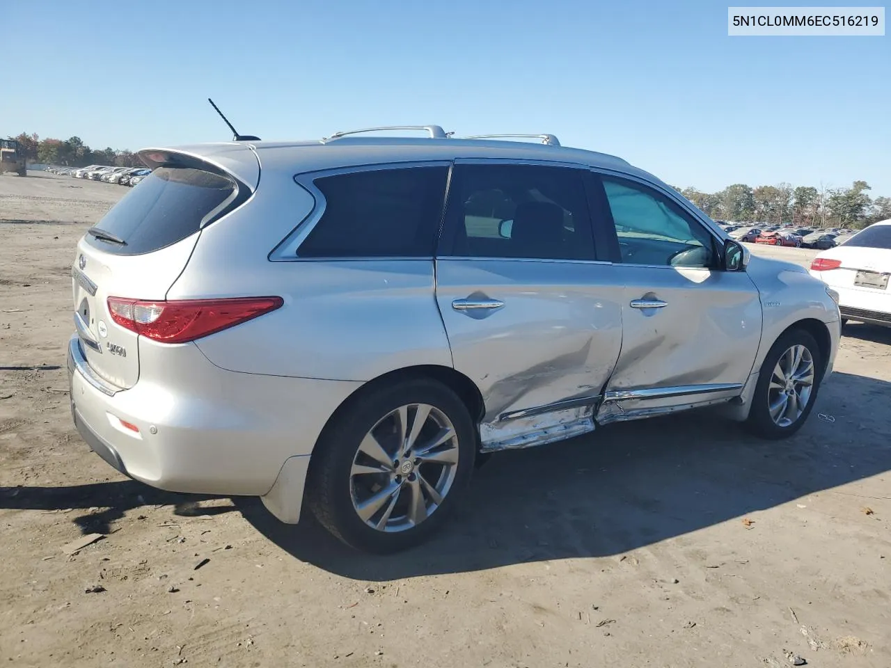 2014 Infiniti Qx60 Hybrid VIN: 5N1CL0MM6EC516219 Lot: 76884424