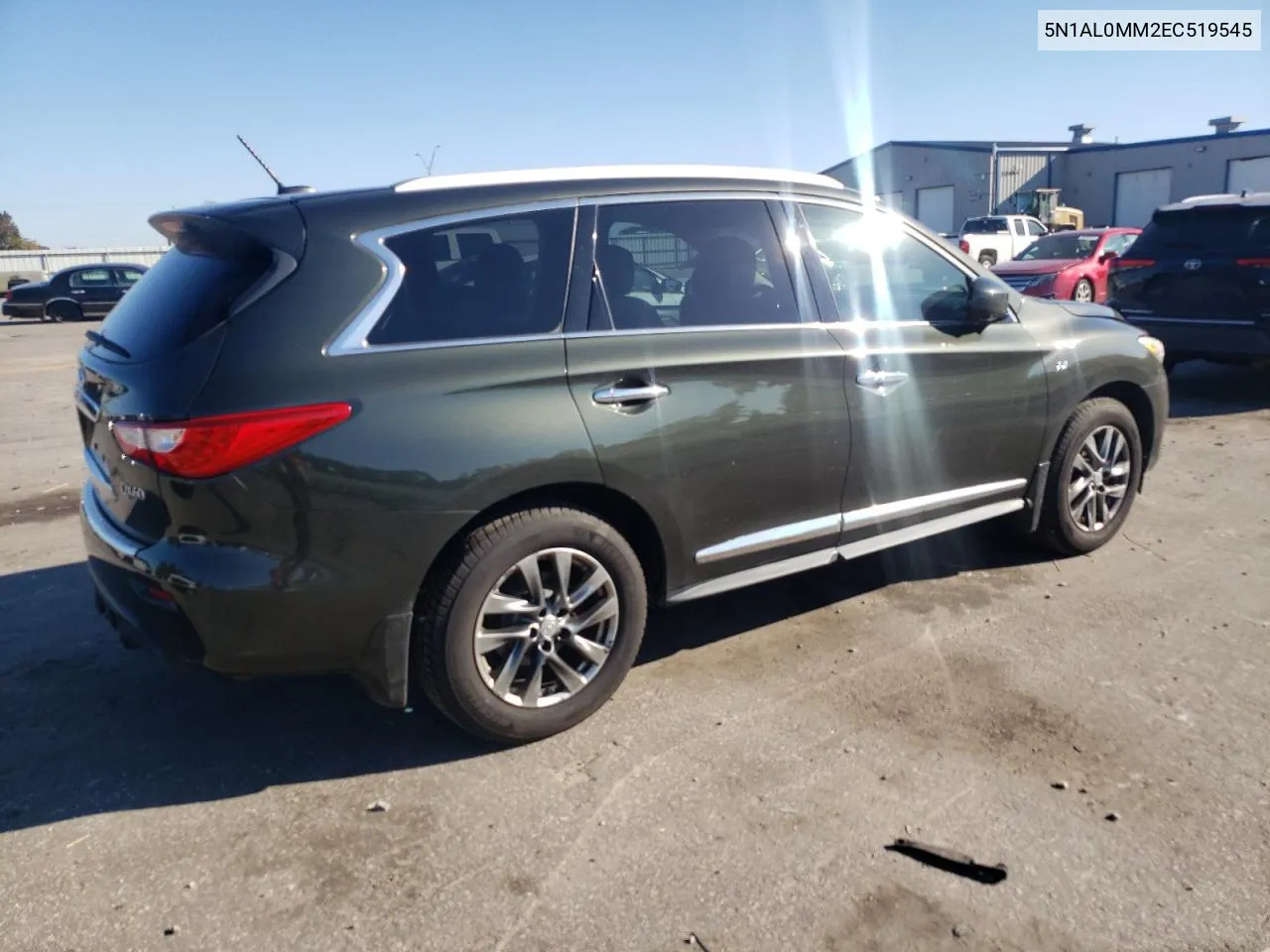 2014 Infiniti Qx60 VIN: 5N1AL0MM2EC519545 Lot: 77756984