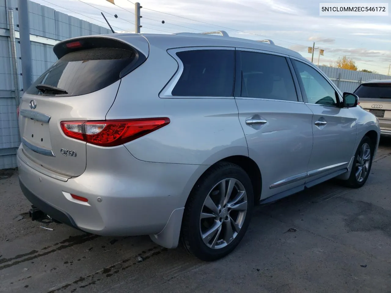 2014 Infiniti Qx60 Hybrid VIN: 5N1CL0MM2EC546172 Lot: 78149674